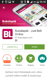 Belanja Murah Dan Gampang Plus Banjir Diskon Hanya Dengan Modal Jari dii Toko Online BUKALAPAK.COM