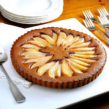 Martha's Chocolate Pear Tart