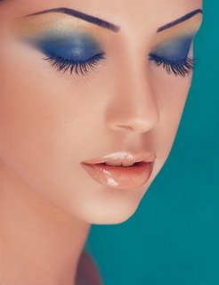 Makeup  on The Sweet 7  Blue Makeup Looks
