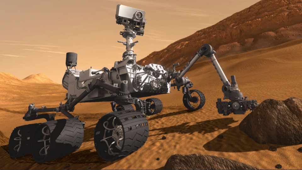 Orbiter.ch Space News NASA's Big Mars Rover Makes First Use of its Brush