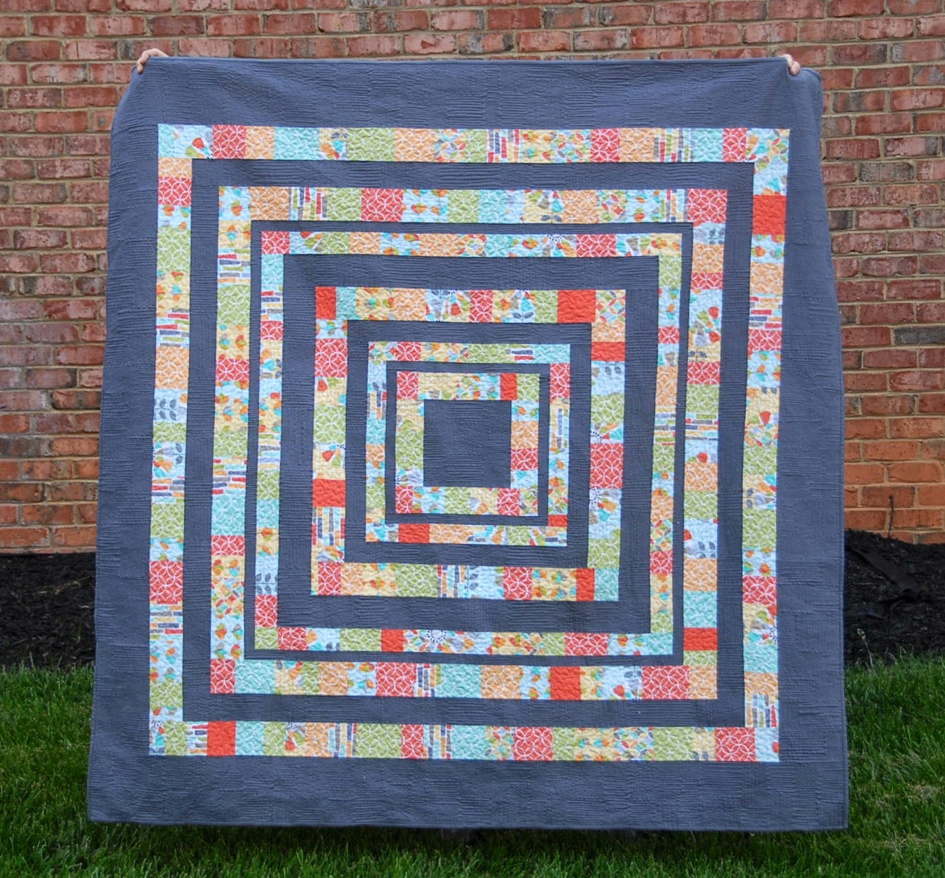 Meadow Mist Designs Modern Quilt Guild Challenge Quilt Finished