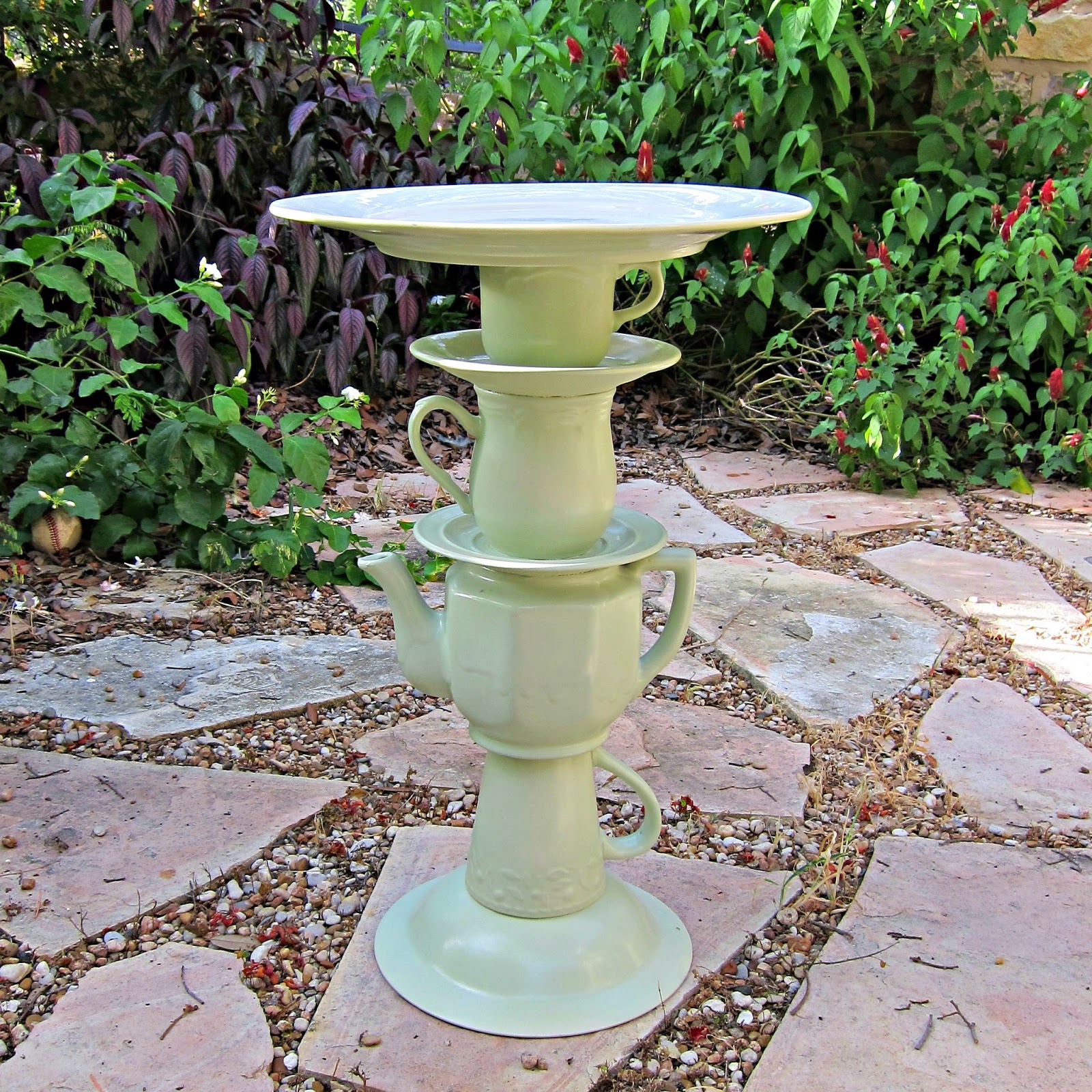 diy tea pot bird bath morena s corner diy tea pot bird bath morena s corner