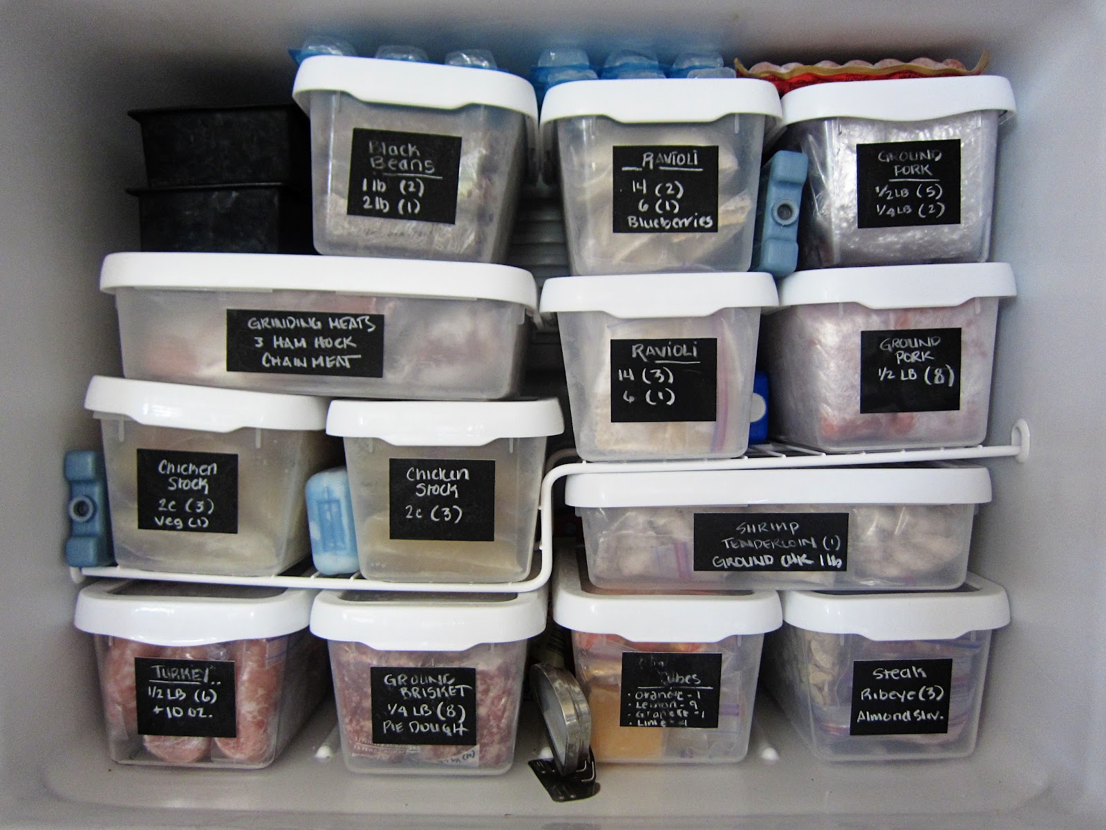 The Saucy Kitchen Organized My Freezer