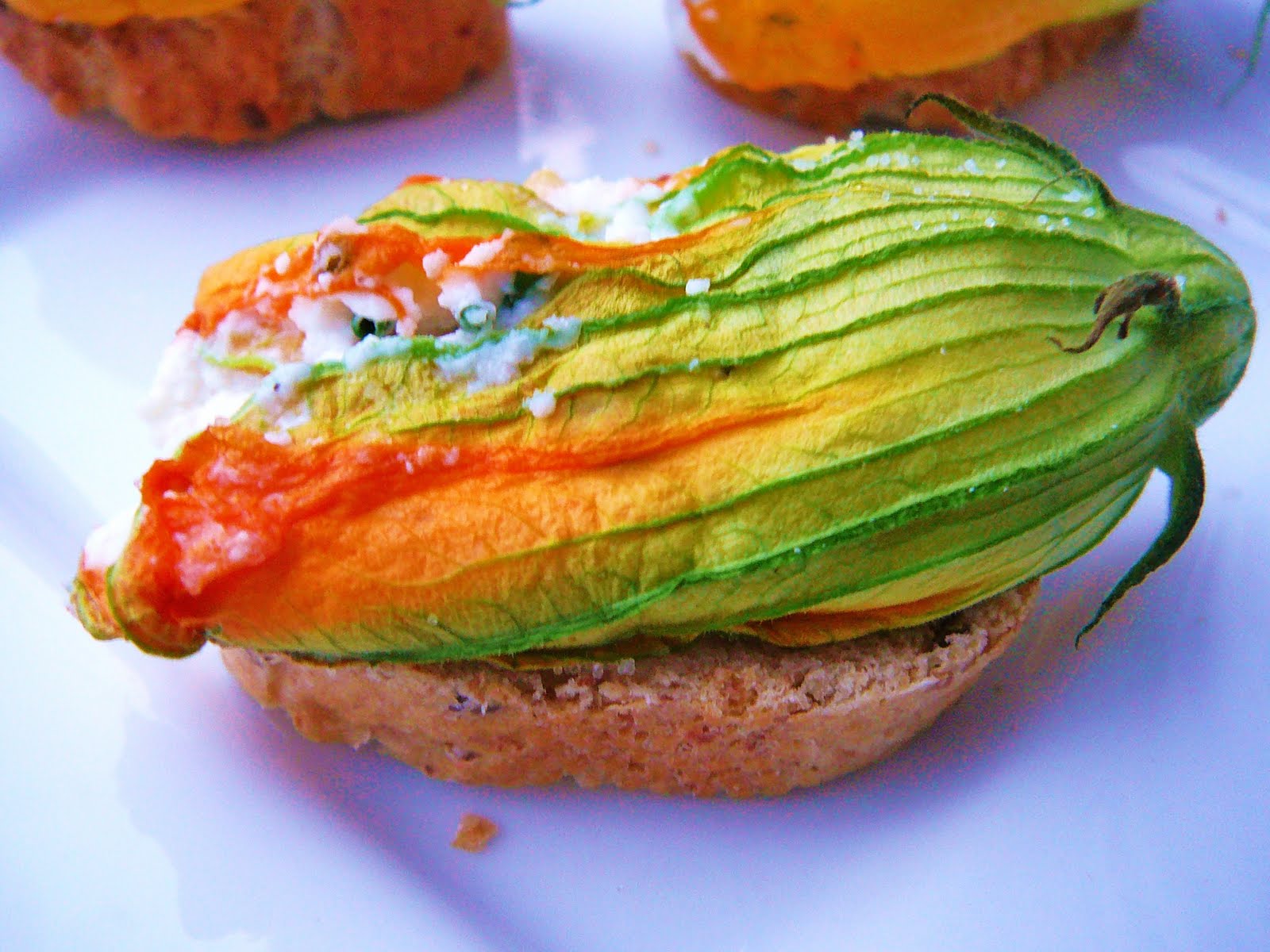 Eighty Twenty 80(ish) Stuffed Squash Blossoms