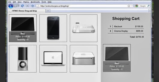 Implementing HTML5 Drag and Drop Implementing HTML5 Drag and Drop