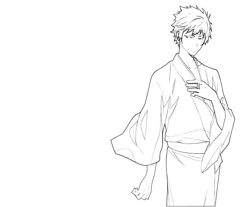 Printable Kyoya Hibari Handsome Coloring Pages printable-kyoya-hibari-handsome-coloring-pages