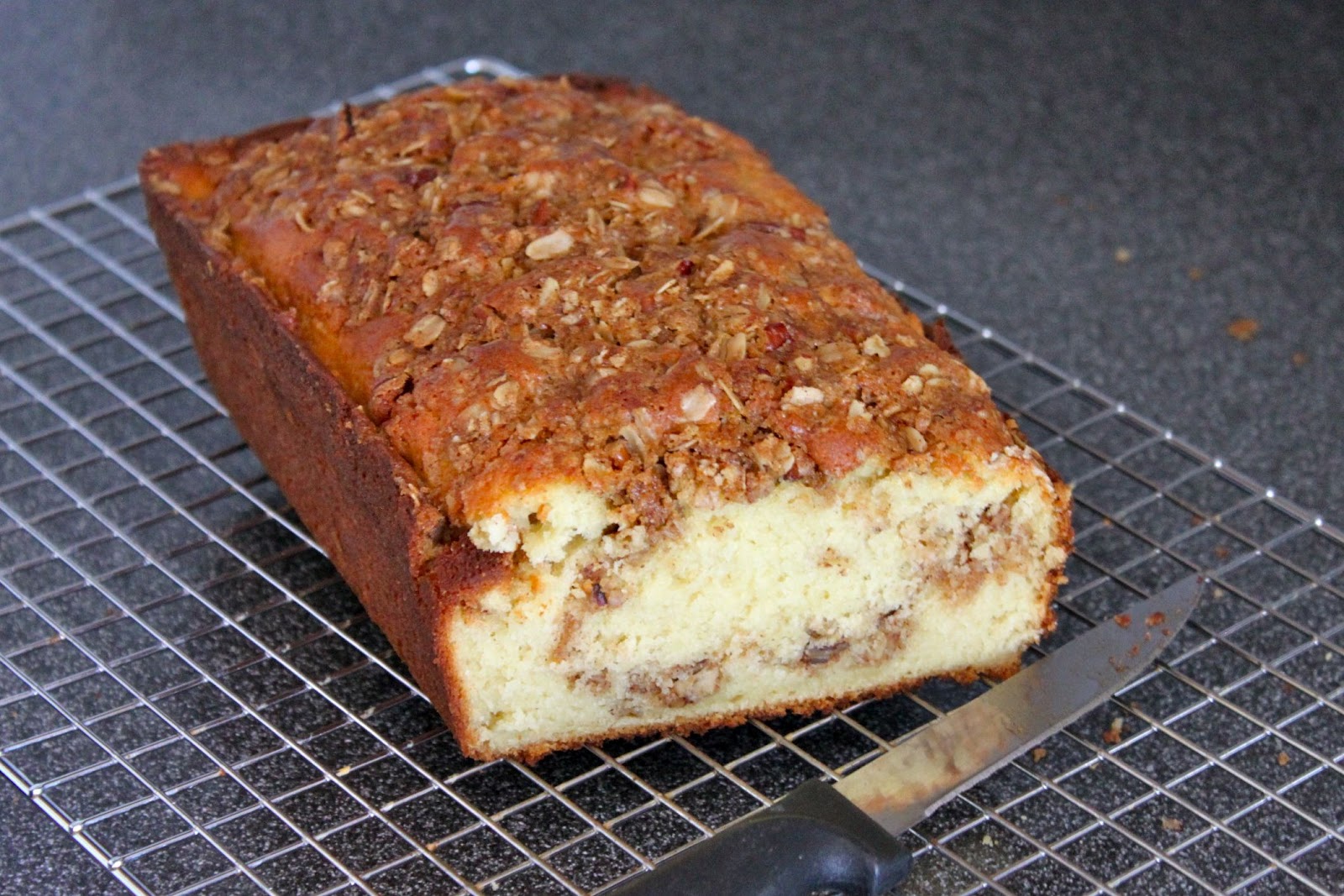 Baked Perfection Pecan Streusel Quick Bread