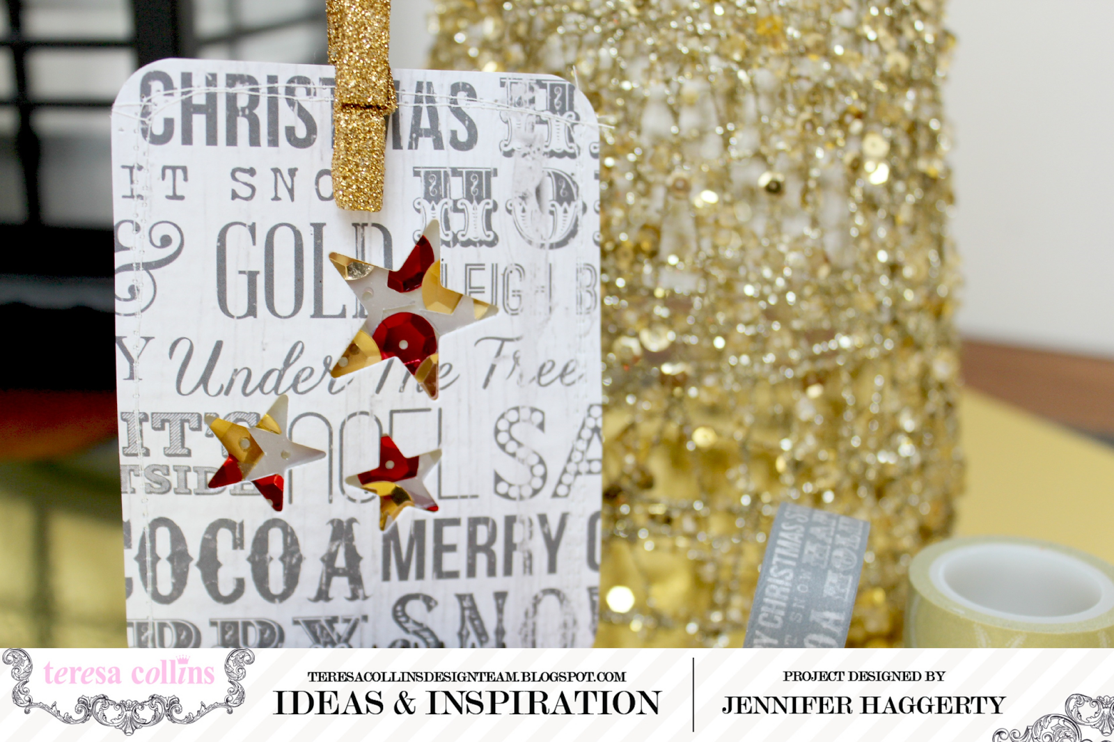 TERESA COLLINS DESIGN TEAM Tinsel & Company Home Decor Frame by Jennifer Haggerty