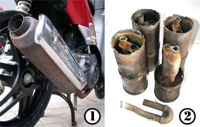 Cara Bobok Knalpot Standar Vespa Cara Bobok Knalpot Standar Vespa
