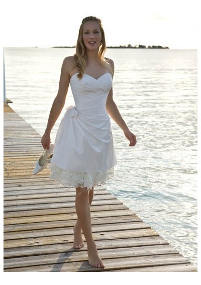 simple beach wedding dress