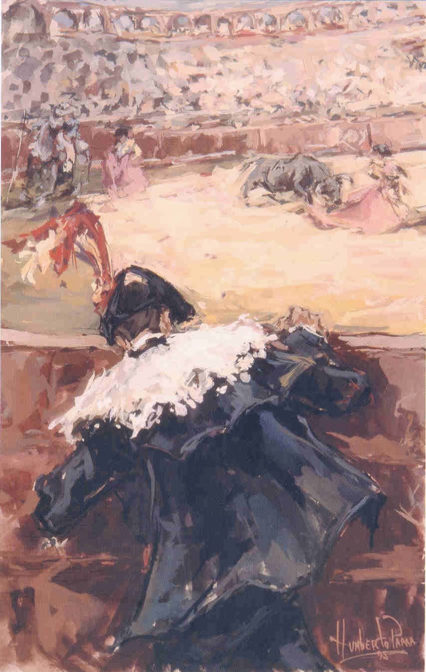 PANORAMA TAURINO DEL PERÚ PINTOR HUMBERTO PARRA EXPONE EN EL MUSEO