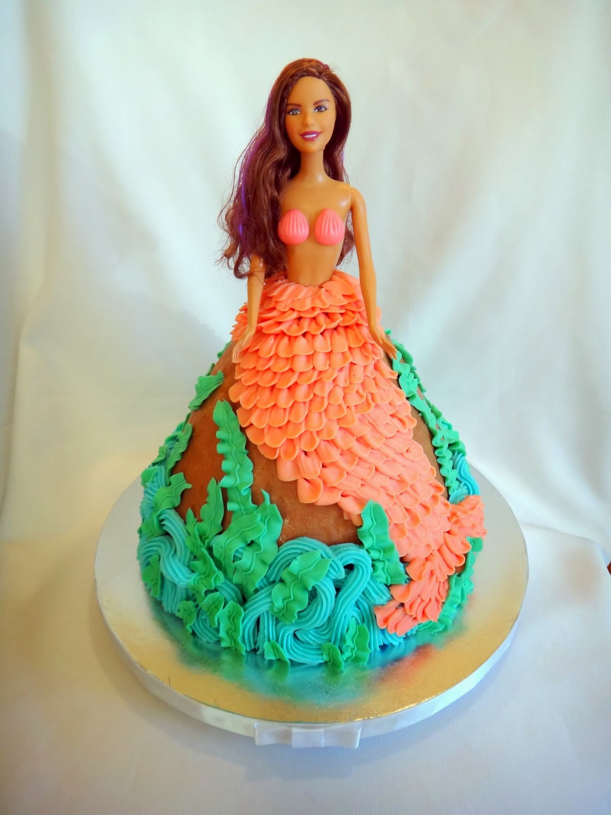 Pin Barbie Mermaid Cake Ideas And Designs Cake on Pinterest