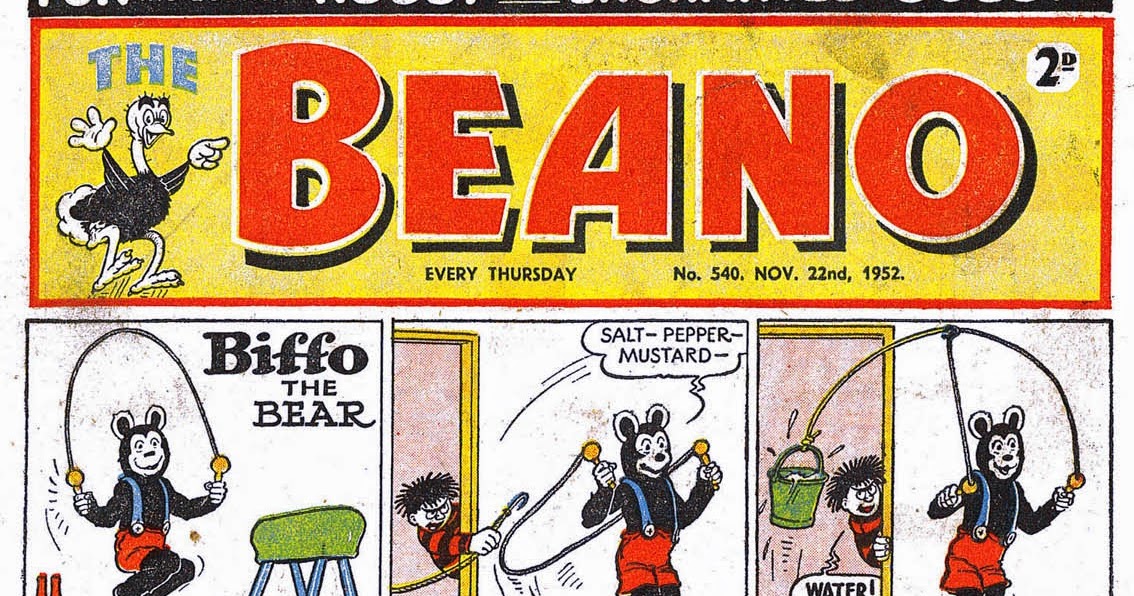 BLIMEY! The Blog of British Comics Beano bits and bobs from the 1950s