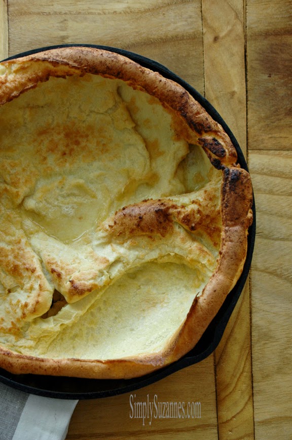 Simply Suzanne's AT HOME dutch baby . . . an ovenbaked pancake