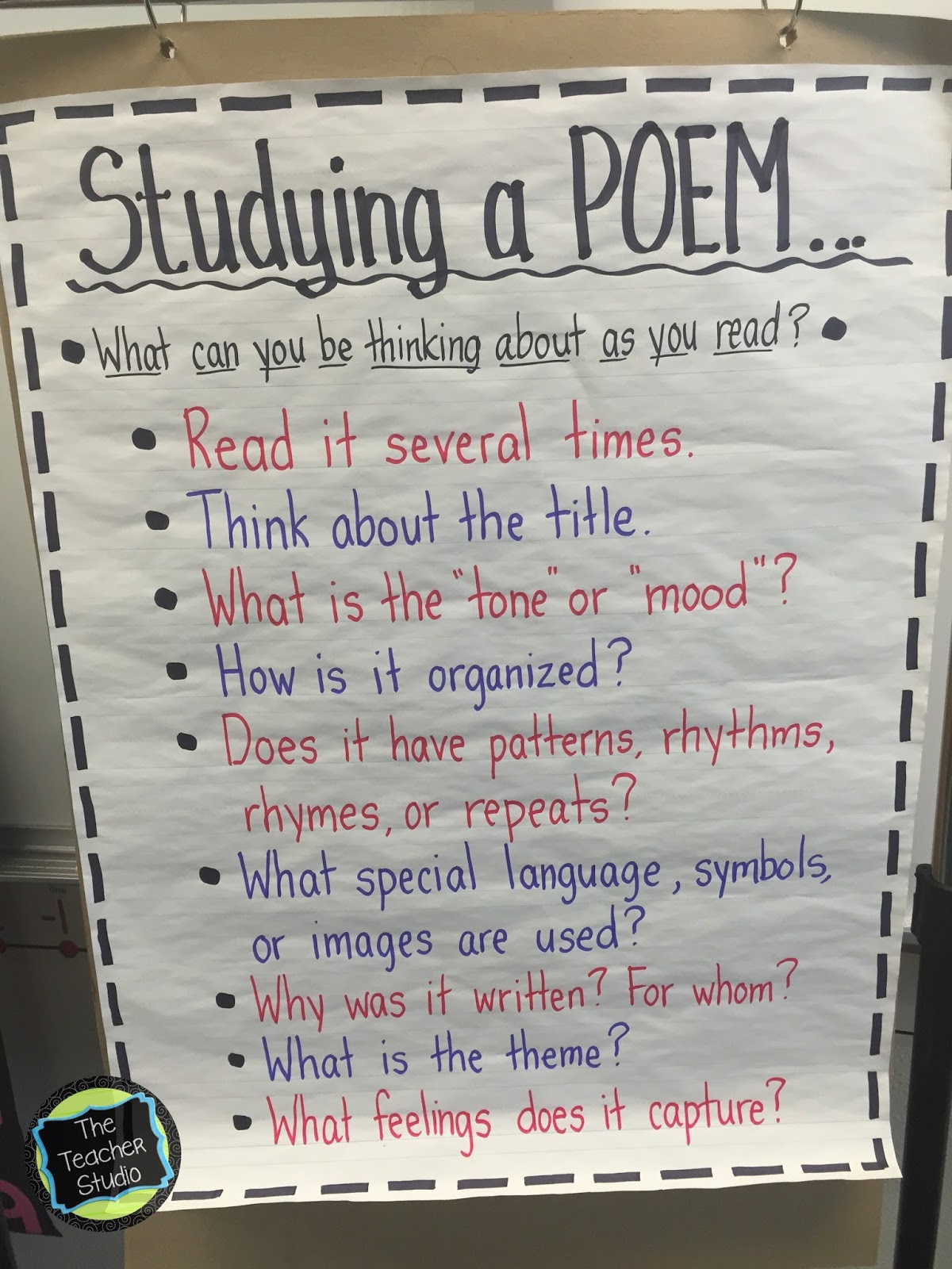 Worksheet Learning To Read Poem kicking off our poetry studies the teacher studio learning studies