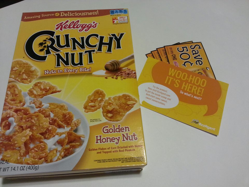 Shannon's Lightening the Load Kellogg’s Crunchy Nut Golden Honey Nut