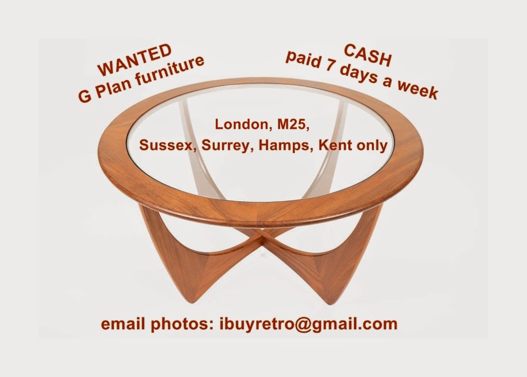 I buy G Plan furniture for cash Brighton Sussex Kent Hamp Surrey M25