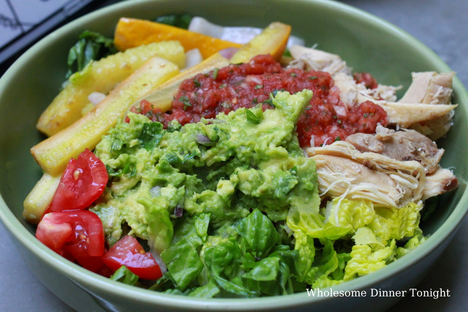 Wholesome Dinner Tonight Paleo Chicken and Veggie Bowls {GlutenFree}