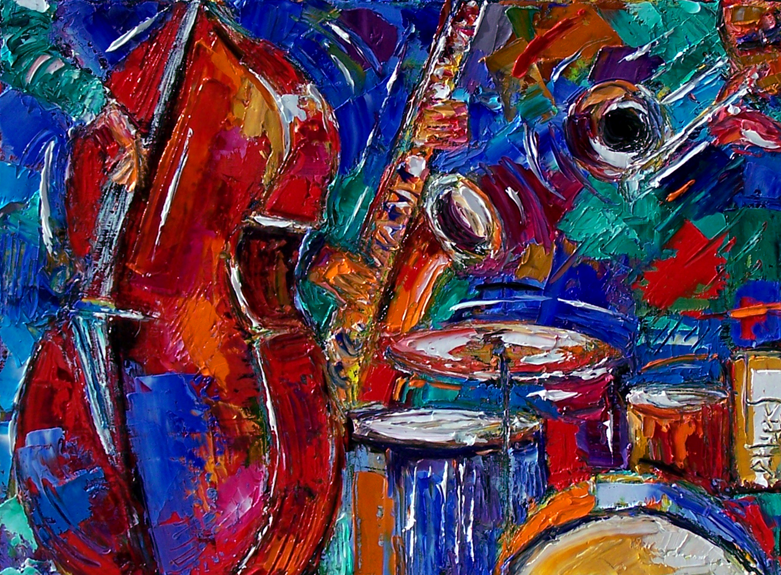 Abstract Music Painting