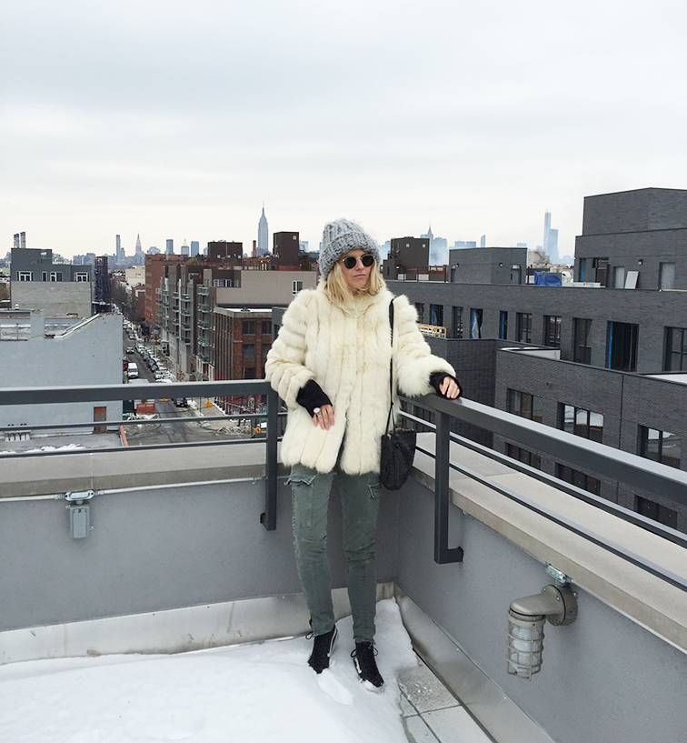 Fashion Over Reason rooftop chronicles, winter, fur, outerwear, J Brand, Vans, Vans Girls Fashion Over Reason rooftop chronicles, winter, fur, outerwear, J Brand, Vans, Vans Girls