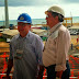 Ex-ministro dos Portos visita obras do Terminal de Passageiros do Porto de Fortaleza