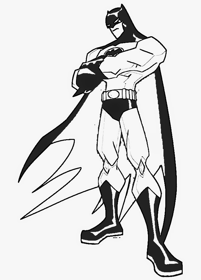 Coloring Pages: Batman Free Downloadable Coloring Pages