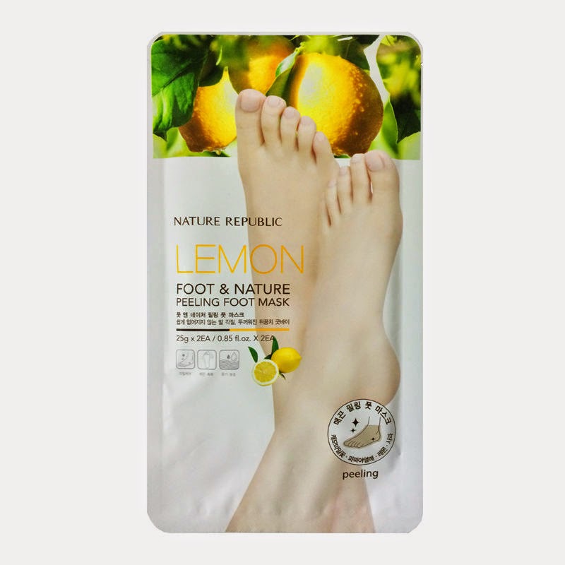 Nature Republic Lemon Foot & Nature Peeling Foot Mask ☆ Review