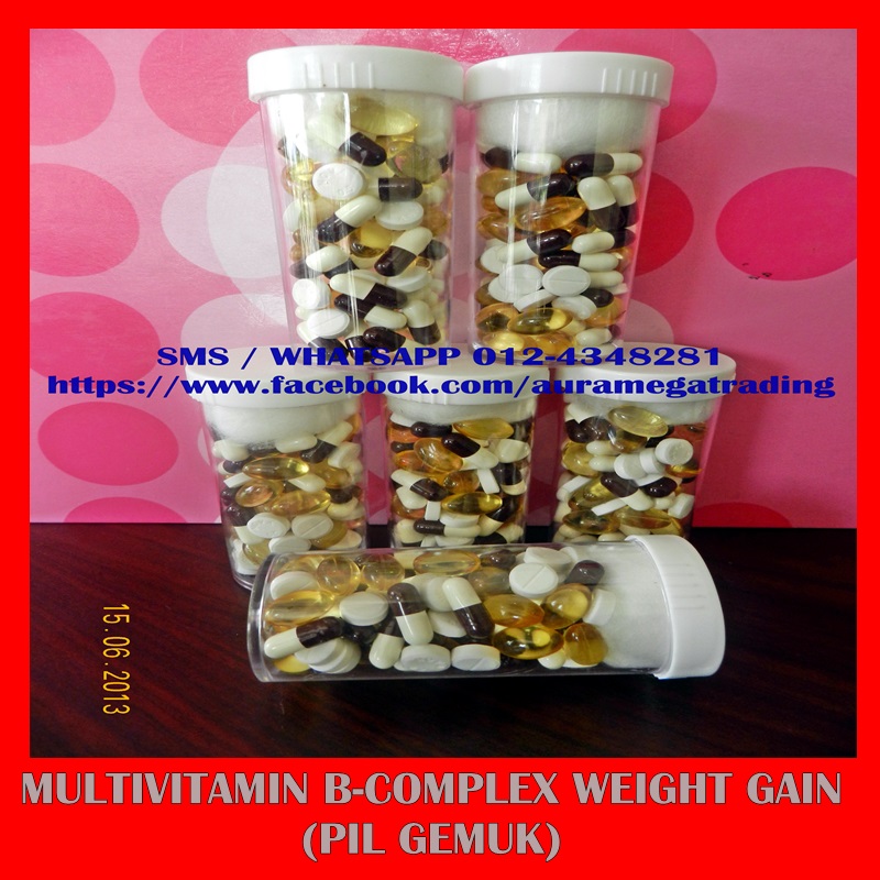 kedaipu3 MULTIVITAMIN WEIGHT GAIN (PIL GEMUK)