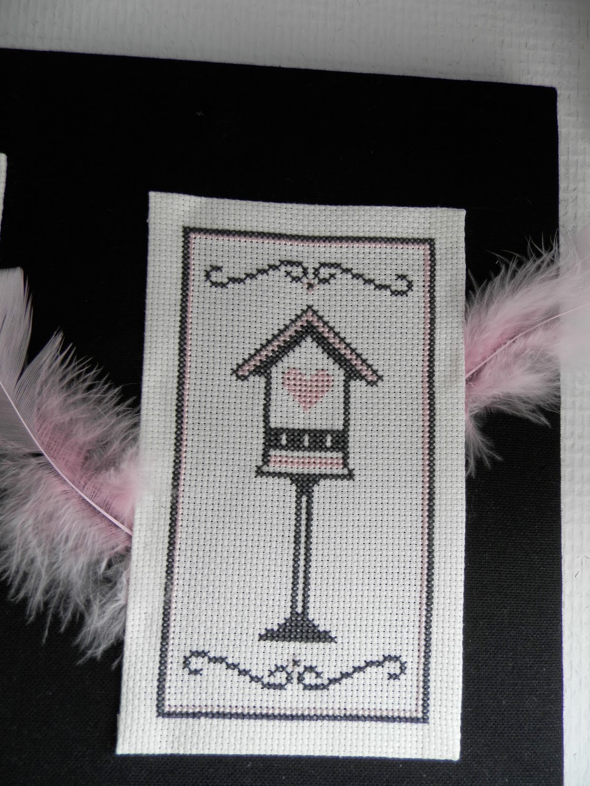Coton et Création, customisation d'un tableau en point de croix