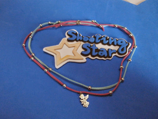 Pulsera/collar de antelina 2 en 1