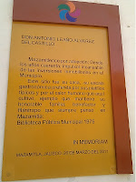 Placa In Memoriam Antonio Leaño Alvarez del Castillo
