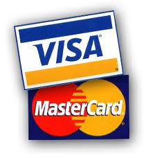 Aceitamos os cartões Visa, Mastercard podendo parcelar suas compras.