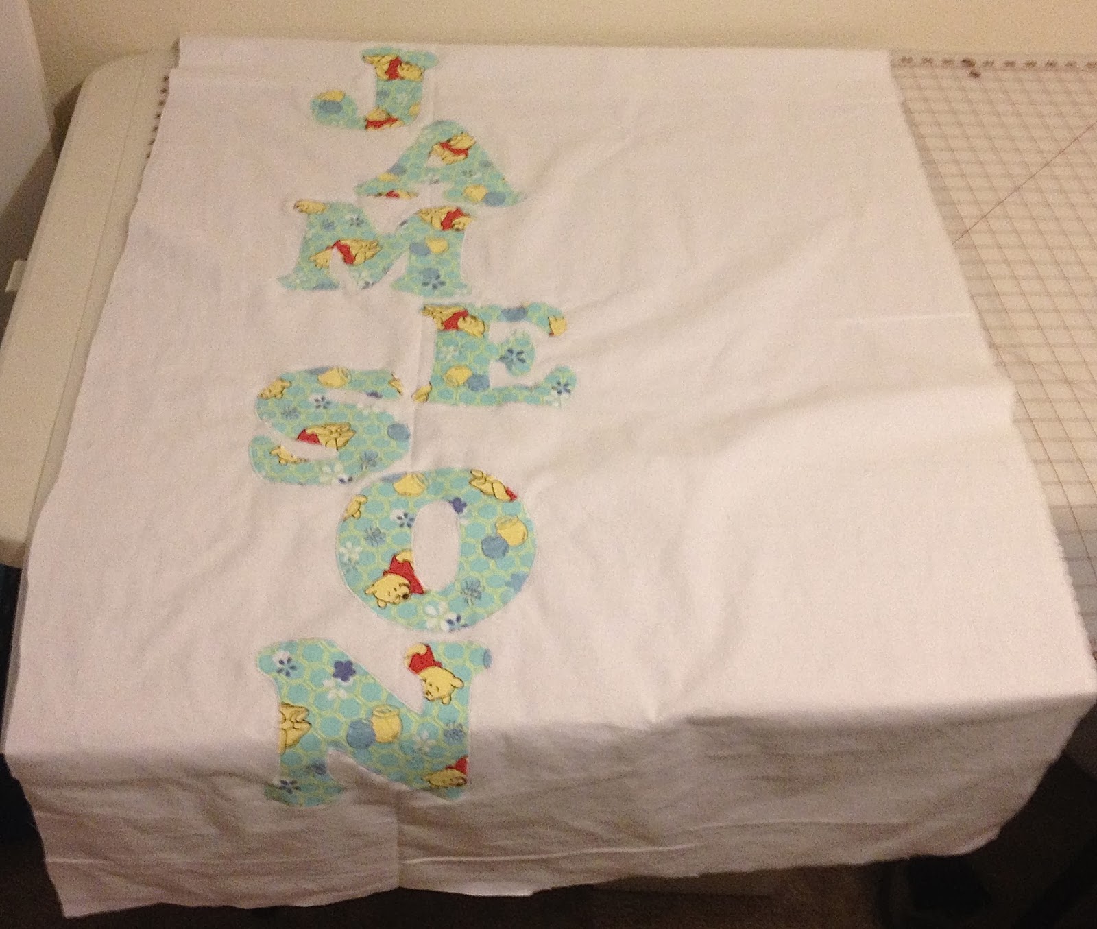 Pitcher Family Adventures Crib Blanket Tutorial