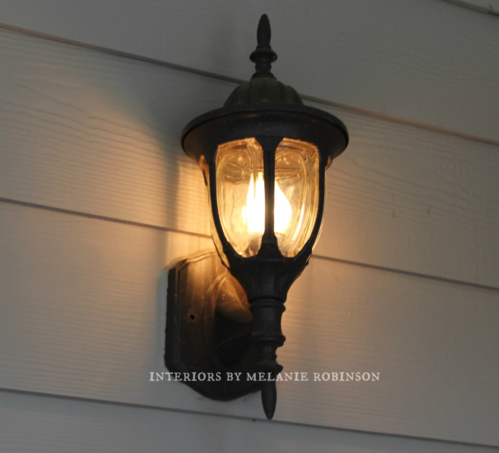 Faux Gas Street Lamp Makeover