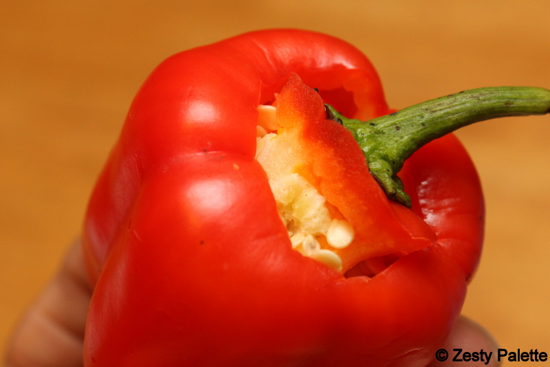 Cooks Joy Baby Bell Peppers Stuffed with Quinoa and Potatoes (Oven baked)