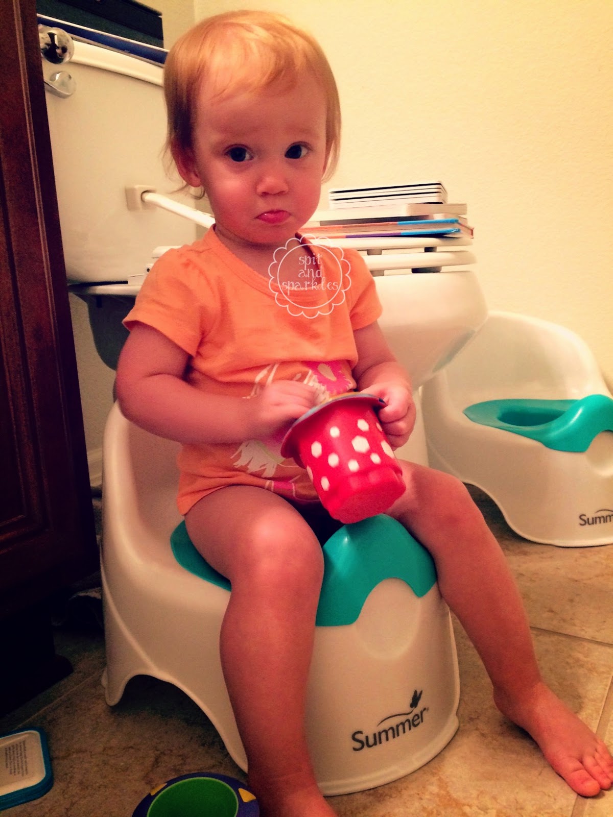 Early Potty Teaching Twins {Part 2}