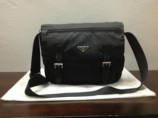 vintage prada messenger bag