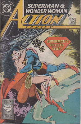 This seems tailor-made for a valentine's card. 'Our love is super!' No, that's terrible, don't use that...
