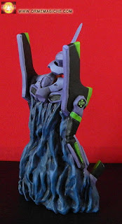 orme magiche eva 01 neon genesis evangelion modellini statuette sculture scultura action figure personalizzate fatta a mano stampo in resina super sculpey milliput da colorare