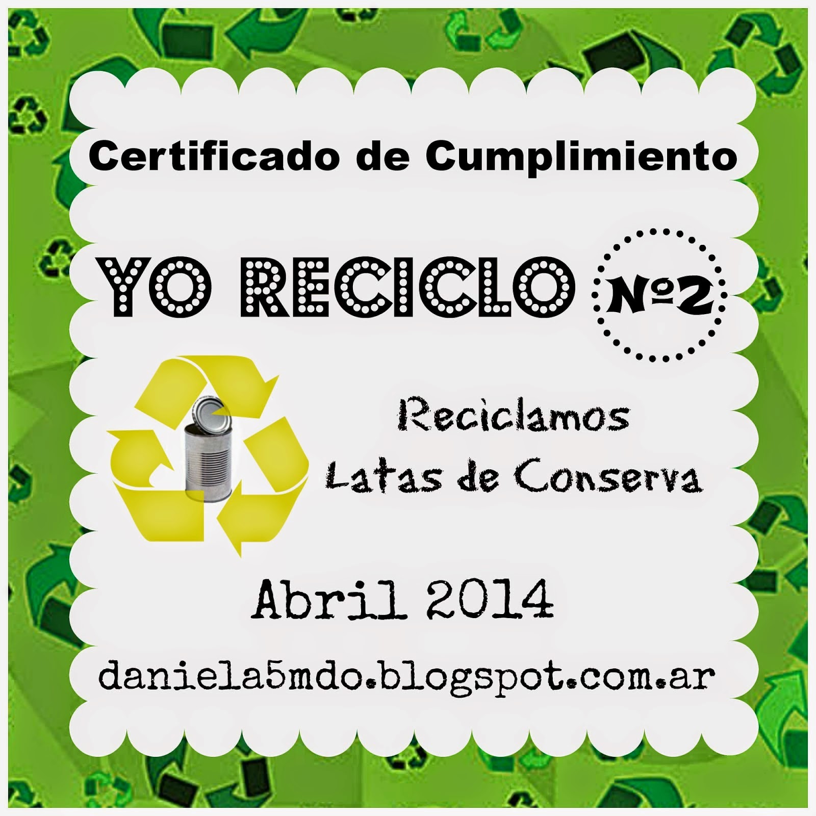 CERTIFICADO DE CUMPLIMIENTO