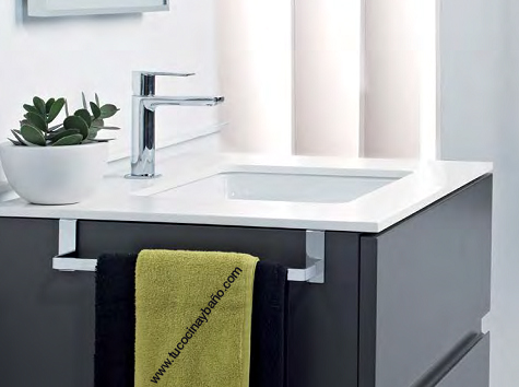 toallero lateral mueble lavabo | tu Cocina y Baño