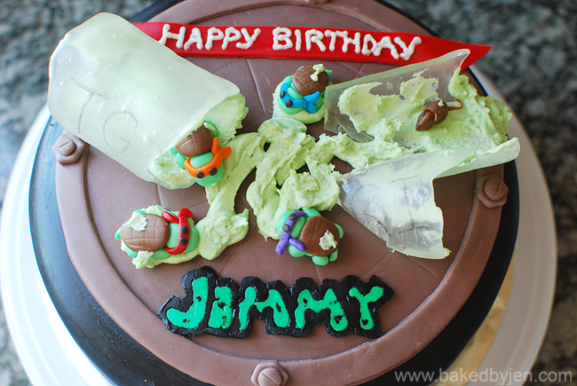 The Theme Of His Birthday Party Was Teenage Mutant Ninja Turtles I Was