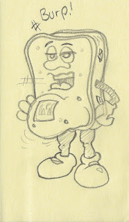 A Mattressman doodle by Steve Steve's interpretation of Mattressman