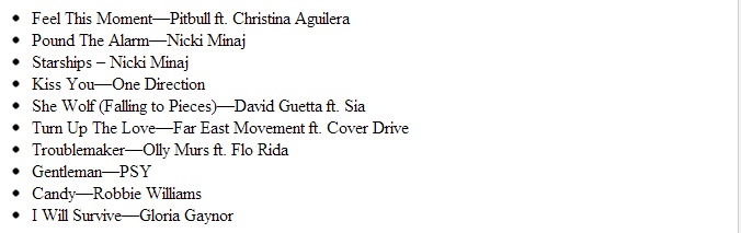 song list 2014 jd 2014 to feature songs from one direction psy nicki minaj song list 2014 jd 2014 to feature songs from one direction psy nicki minaj