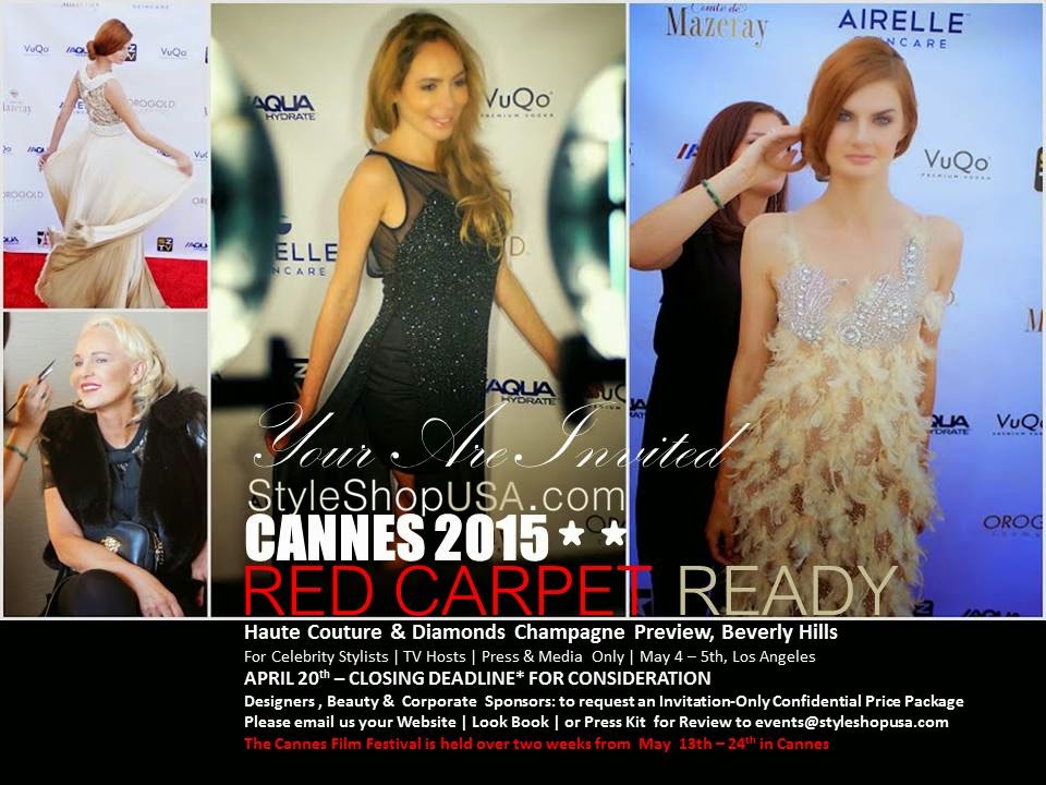 International Fashion Designers & Luxury Brands for "Red Carpet Ready" TV Spots in