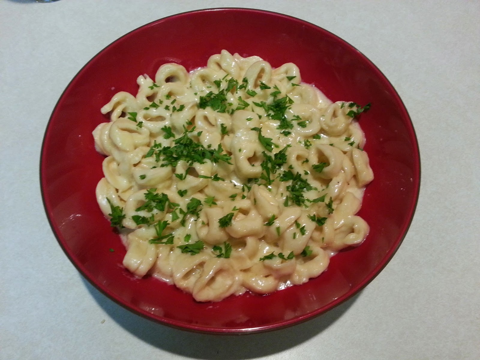 Roasted garlic alfredo tortellini Roasted garlic alfredo tortellini