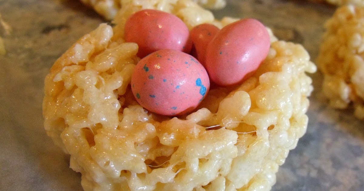 Clever, Crafty, Cookin' Mama Rice Krispie Bird Nests