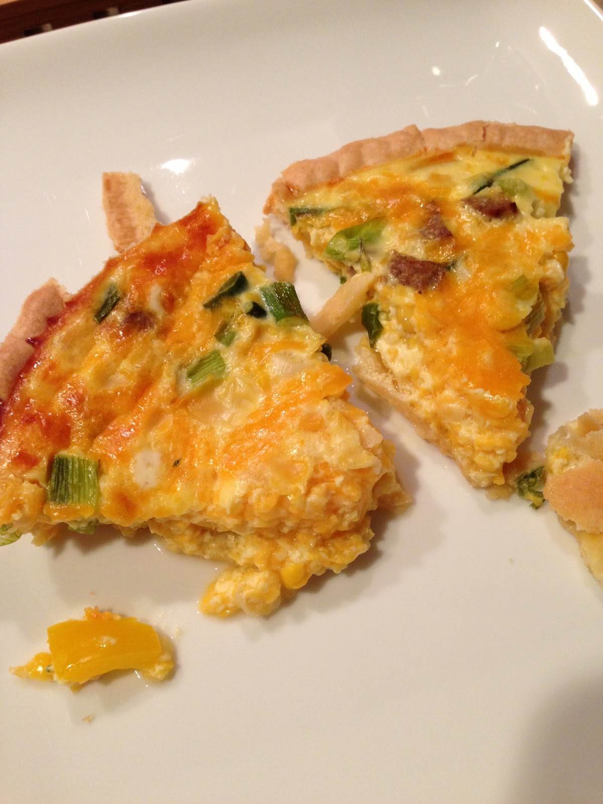Chasin' Mason [Recipe] Corn and Red Pepper Quiche