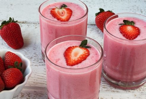 Resep strawberry Smoothies Resep cara membuat strawberry Smoothies
