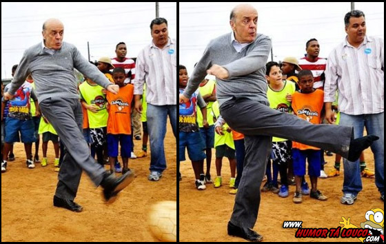 Após pênalti e sapato perdido, Serra vira meme na internet - Original Após pênalti e sapato perdido, Serra vira meme na internet - Original